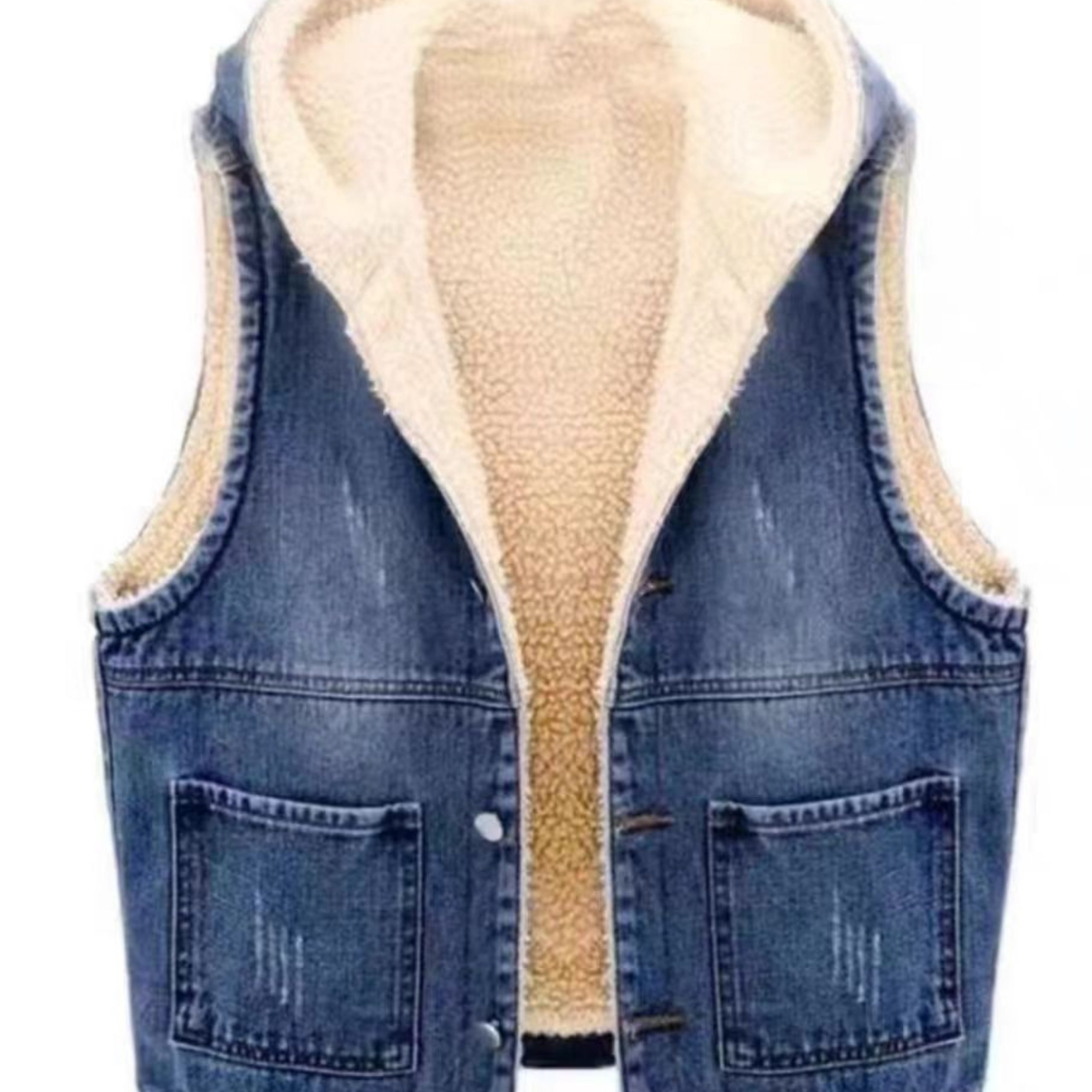 fleece-lined-hooded-denim-vest-for-women-winter-loose-colorful-sleeveless-jacket_4 Fleece-Lined Hooded Denim Vest for Women Winter Loose Colorful Sleeveless Jacket
