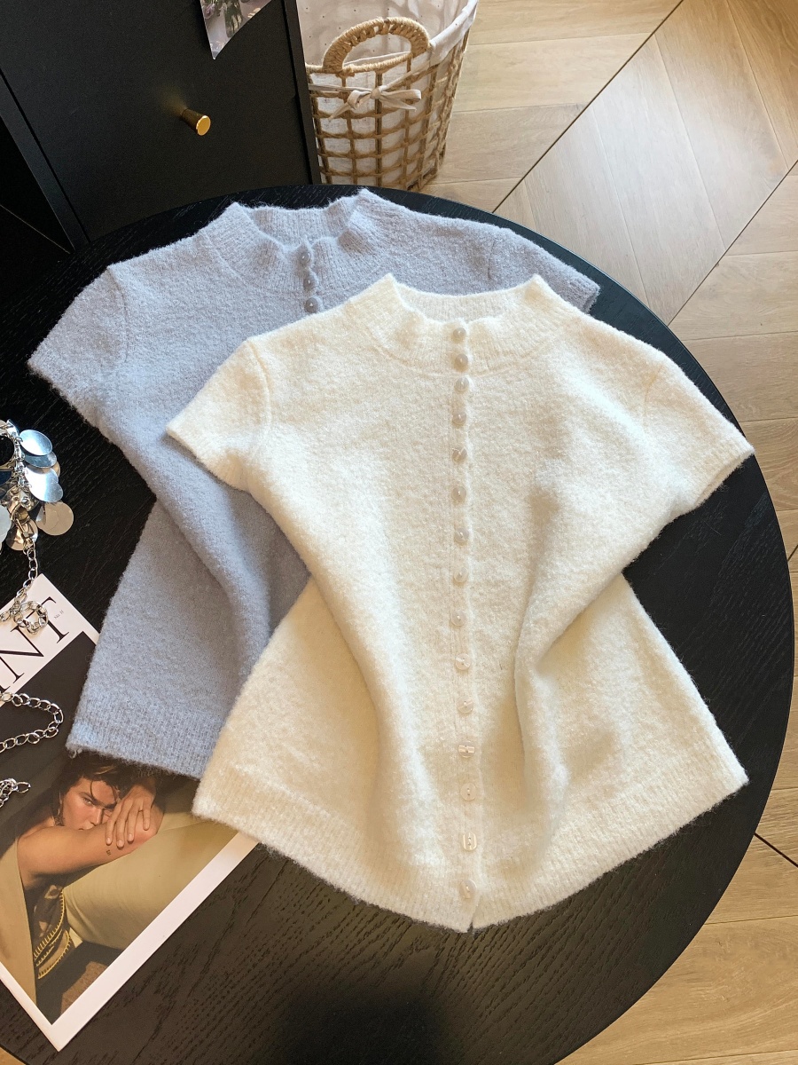 korean-style-round-neck-short-sleeve-knit-cardigan-women-fall-loose-slimming-pullover-style-a45e4b_2 Korean Style Round Neck Short Sleeve Knit Cardigan Women Fall Loose Slimming Pullover - Style a45e4b