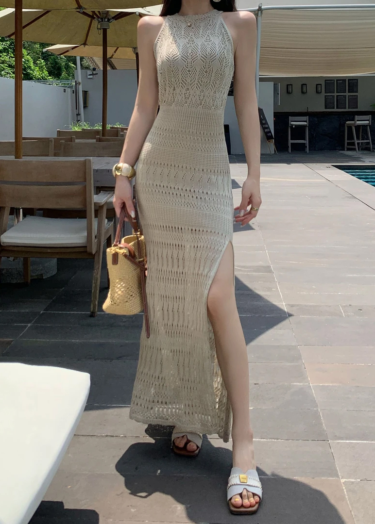 summer-vacation-style-slimming-split-cutout-design-dress_3 Summer Vacation Style Slimming Split Cutout Design Dress