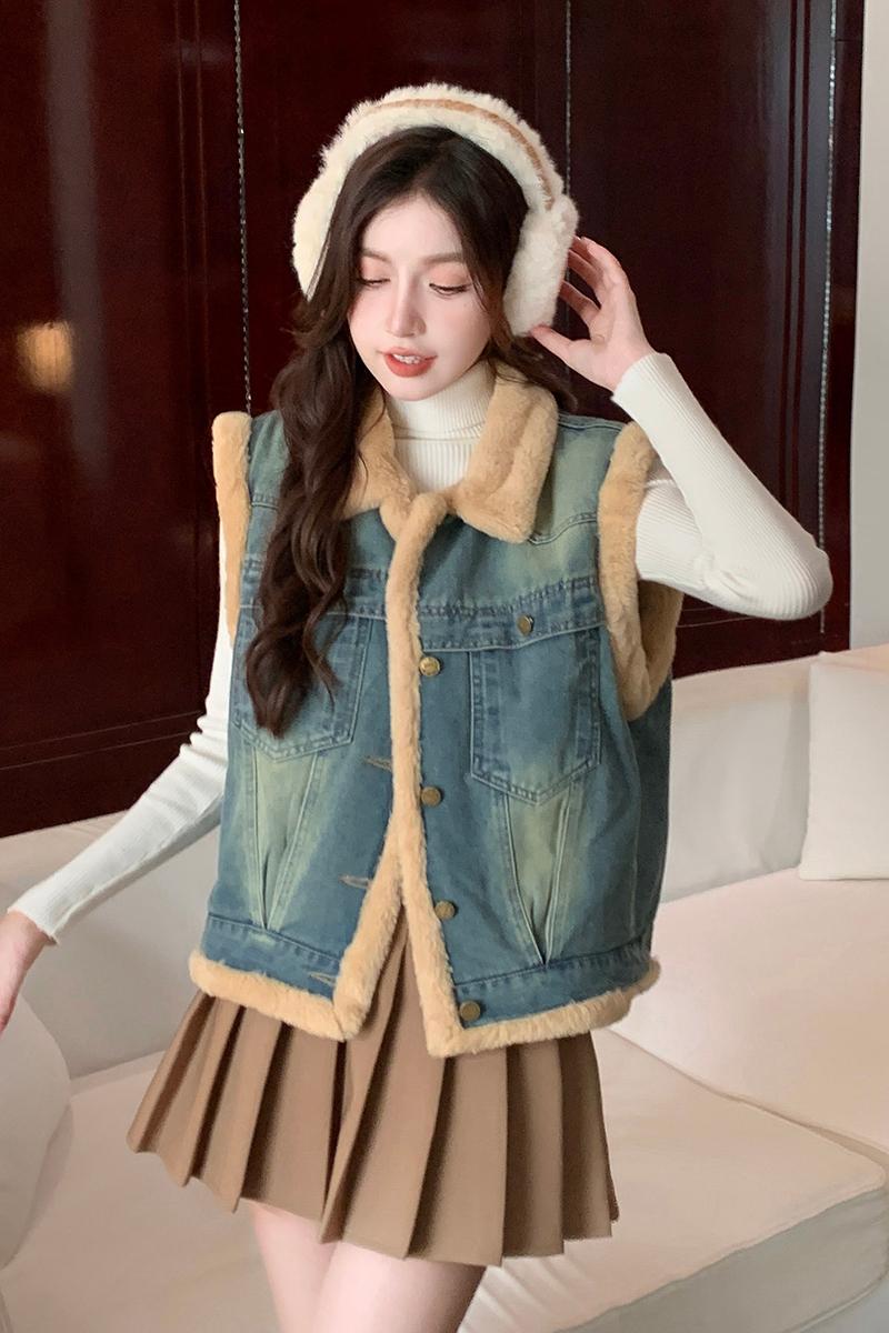 womens-thick-warm-loose-korean-style-denim-vest_3 Women's Thick Warm Loose Korean Style Denim Vest
